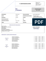 Certificado de Calibración Estación Geomax 111111111111111111