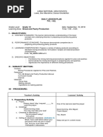 Detailed Lesson Plan in Bread and Pastry Production NC Ii | PDF ...