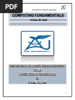 COMPUTING FUNDAMENTALS Lab Manuals