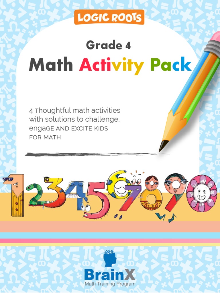 4 TH Grademath Fourth Grade Math Worksheets My Math Centers | PDF