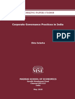 Corporate Governance Practices in Top Indian Companies