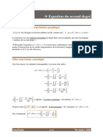 Cours Term Eq 2ND Degre