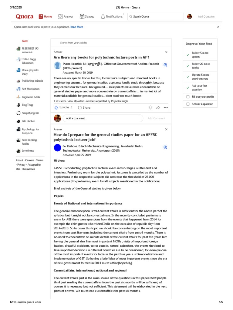 3 Home Quora Test Assessment Books