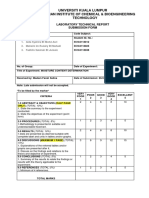 Lab Technical Report Template 2019