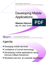 Developing Mobile Applications: Milenko Petrovic