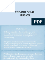 Pre-Colonial Musics