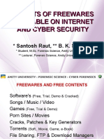 Effects of Freewares Available On Internet and Cyber Security