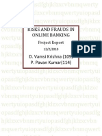 Risks and Frauds in Online Banking: Project Report