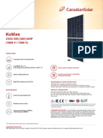 Canadian Solar KuMax CS3U P 5BB Solar Panel Datasheet