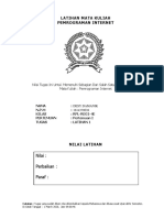 Latihan Pemograman Internet