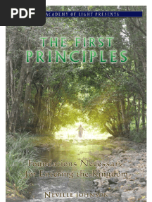 Foundation: The First Principles by Neville Johnson