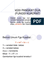 6 - Fungsi Pangkat Dua (Fungsi Kuadrat)