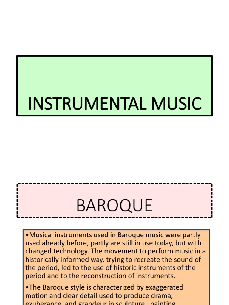 Instrumental Music | PDF