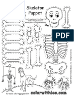 skeleton puppet