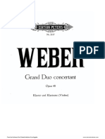 Weber Grand Duo Concertante Op 48 PDF