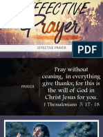 EFFECTIVE PRAYER