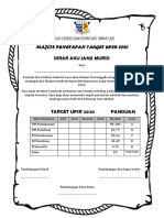 Aku Janji Penetapan Target Upsr 2020