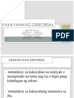 Kakayahang Diskorsal