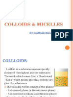 Colloids & Micelles