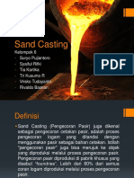Proses Pencetakan Dengan Metode Cetakan Pasir (Sand Casting)