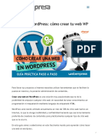 Crear Una Página Web Con WordPress (2020)