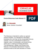 Oracle E-Business Suite Release 12: Ron Nawojczyk