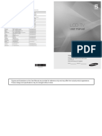 Samsung TV Manual PDF