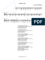 Spartito Partitura - Bella Ciao (Noten) PDF