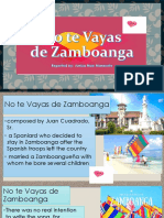 NO Te Vayas de Zamboanga