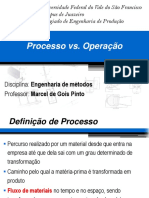 2 - Aula - Diferenca processo - operao - Anlise de Processo