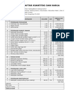 Contoh DAFTAR KUANTITAS DAN HARGA