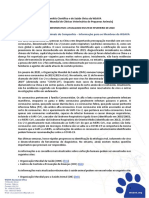 COVID 19 - WSAVA Advisory Document Feb 29 2020 Portuguese