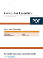 Computer Essentials Unit 1,2,3