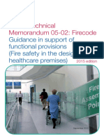 HTM_05-02_2015-Fire safety in the design of healthcare premises