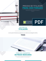 Proceso de Titulación para Dce PDF