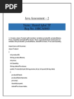 Java Assessment 2