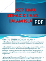 1 Konsep Ilmu, Ijtihad & Jihad Dalam Islam