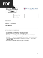 Chemistry 2016 Exams