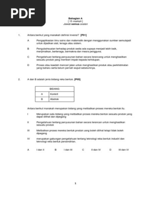 Soalan Ting 1 Rbt Soalan Pdf