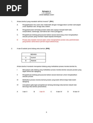 Soalan Ting 1 Rbt Jawapan Pdf