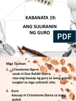 Kabanata 19 Ang Suliranin NG Guro