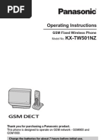 Panasonic TW501 Userguide