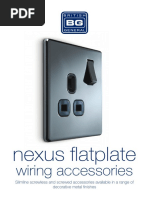 BG Electrical Decorative Range - Nexus Flatplate Range Leaflet