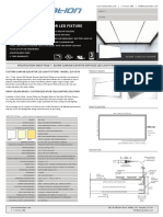 Elumanation - SlimCab Elevator LED Light Panel Fixture - ELP-SF30 - Specification Guide
