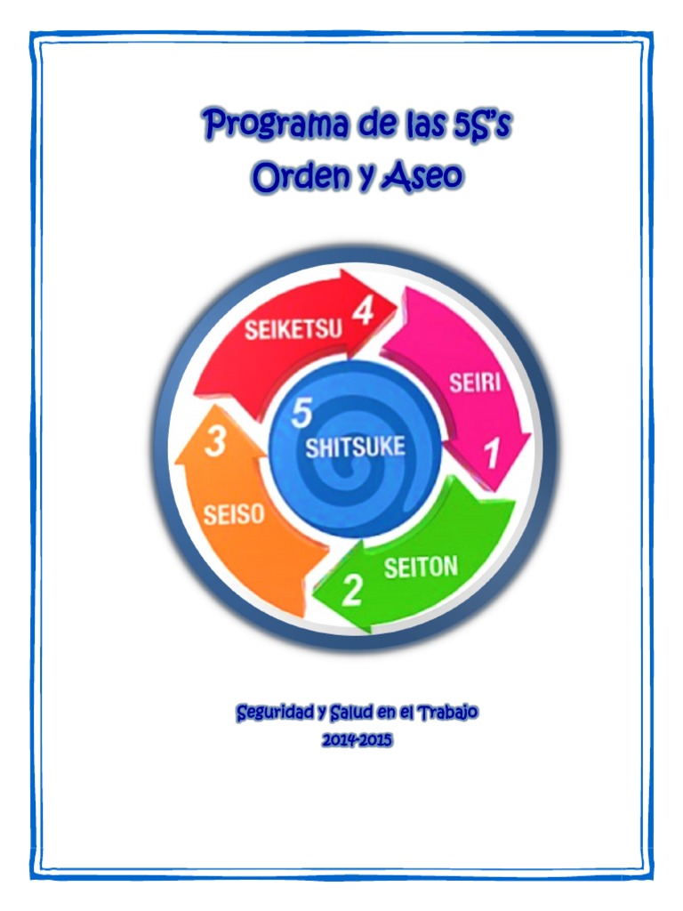 Programa de Las 5Ss PDF | PDF | Bienestar | Archivo de computadora