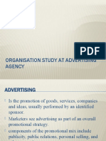 Organisation Study at Advertising Agency