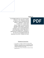 Retribuciones de los funcionarios públicos y del personal laboral al servicio de la Administración Pública