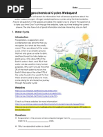 Biogeochemical Cycles Webquest1 PDF