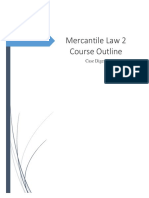 Mercantile Law Course Outline 2