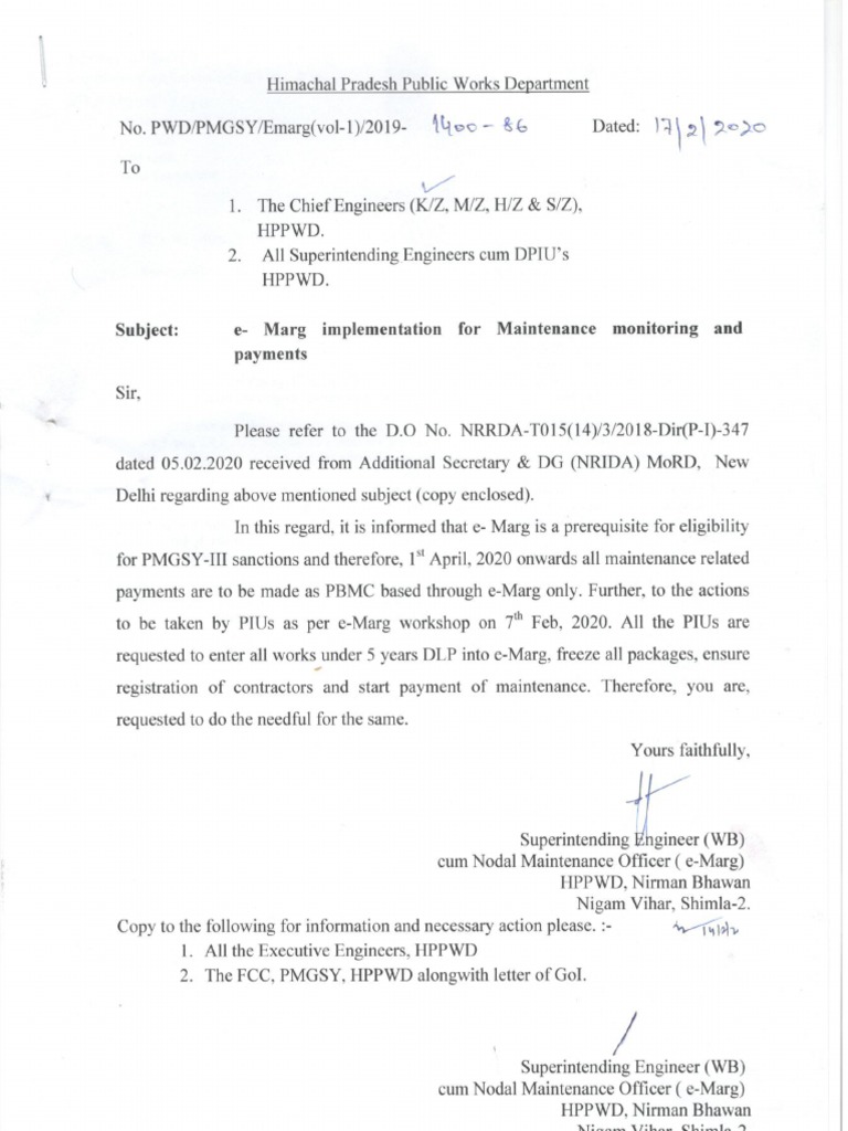 Emarg Letter PDF | PDF